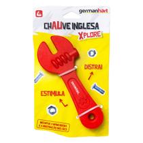 Brinquedo Interativo em Forma de Chave Inglesa para Cães - Diversão e Estímulo Garantidos
