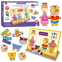 Brinquedo Interativo Escolhendo Roupas 65 Peças E 5 Temas Para Aprender Brincando Brinquedo Interativo Escolhendo Roupas 65 Peças E 5 Temas Para Aprender Brincando