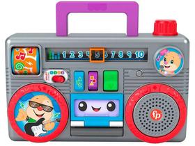 Brinquedo Interativo Fisher-Price - Aprender e Brincar Rádio Portátil Dance e Aprenda - Fisher Price