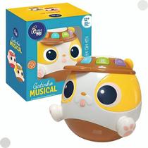 Brinquedo Interativo Gatinho Musical Amarelo FBB714 - Fenix - Fênix
