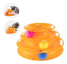 Brinquedo Interativo Gato Corre-corre Torre de Bolinhas Pet Brinquedo Interativo Gato Corre-corre Torre de Bolinhas Pet