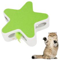 Brinquedo interativo Gatos Estrela Giratória Cat - Verde