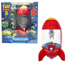 Brinquedo Interativo Grua Foguete dos Aliens Disney Toy Story 5 - Maquina do Garra Pizza Planet - Com 12 Aliens - Toyng