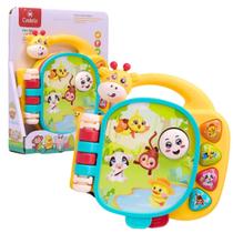 Brinquedo Interativo Infantil Livrinho Musical Com Luz - Castela