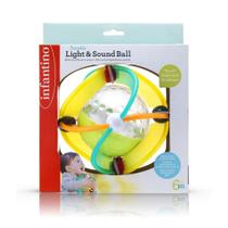 Brinquedo interativo infantino bola de atividade com som e luzes