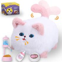 Brinquedo Interativo Jimate para Gatos - Para Crianças de 3 a 7 Anos com Kit de Alimentação