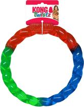 Brinquedo Interativo Kong Twistz Ring Anel Cabo de Guerra Para Cachorro Grande