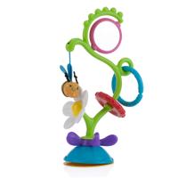 Brinquedo interativo Nuby Buzzy Blossoms com base de sucção