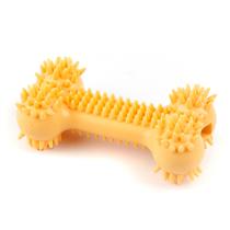 Brinquedo Interativo Osso de Tpr Para Cães Pet Oikos Animal AMARELO