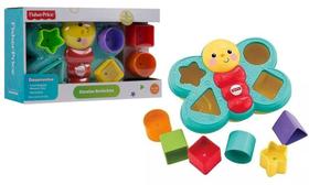 Brinquedo Interativo Para Bebês Encaixa Borboleta Com 6 Blocos - Coordenação Motora - Fisher Price - Mattel - DJD80 Brinquedo Interativo Para Bebês Encaixa Borboleta Com 6 Blocos - Coordenação Motora - Fisher Price - Mattel - DJD80
