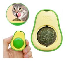 Brinquedo Interativo Para Gatos Abacate Catnip Erva Natural