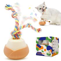 Brinquedo interativo para gatos ADKS, giratório de 360, com movimento automático e LED Brinquedo interativo para gatos ADKS, giratório de 360, com movimento automático e LED