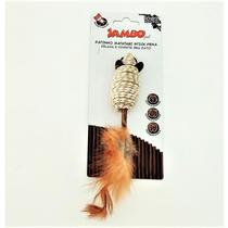Brinquedo Interativo para gatos Ratinho Sisal Matatabi Penas