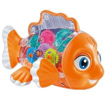 Brinquedo Interativo Peixe Palhaço Com Som