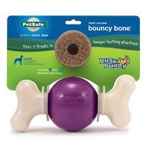Brinquedo Interativo PetSafe Busy Buddy Bouncy Bone para Cães - Grande - Roxo