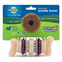 Brinquedo Interativo PetSafe Busy Buddy Bristle Bone - Limpa Dentes para Cães