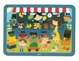 Brinquedo Interativo Quebra-Cabeça Feirinha Dos Alimentos - Babebi