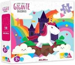 Brinquedo Interativo Quebra-Cabeça Gigante Unicórnio Babebi Brinquedo Interativo Quebra-Cabeça Gigante Unicórnio Babebi