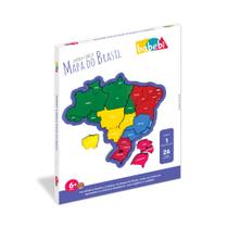 Brinquedo Interativo Quebra-Cabeça Mapa do Brasil - Babebi