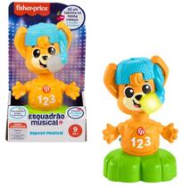 Brinquedo Interativo Raposa Musical Aprender e Brincar Fisher Price Com Luz e Som - Esquadrão Musical - Mattel - HYL38