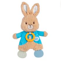 Brinquedo interativo Sensory Blanky Baby Teether Peter Rabbit