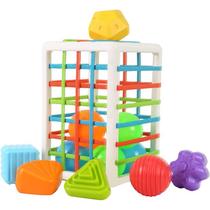 Brinquedo interativo Skill Cube Motora Montessori para mais de 13 meses