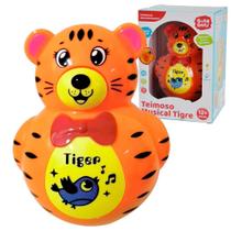Brinquedo Interativo Tigre Teimoso Musical Guta Gui Dm Toys