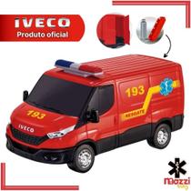 Brinquedo Iveco Van Resgate Bombeiro c/ Acessórios Usual 482
