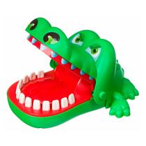 Brinquedo Jacaré Crocodilo Verde Dentista Mordida Infantil Interativo Divertido Brinquedo Jacaré Crocodilo Verde Dentista Mordida Infantil Interativo Divertido