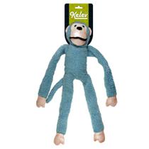 Brinquedo Jambo Mordedor Pelúcia Macaco Kelev Azul