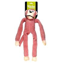 Brinquedo Jambo Mordedor Pelúcia Macaco Kelev Rosa Brinquedo Jambo Mordedor Pelúcia Macaco Kelev Rosa