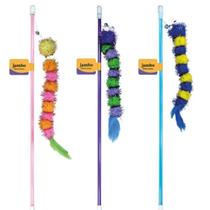 Brinquedo Jambo Varinha MINHOCA Gatos - Cores Sortidas