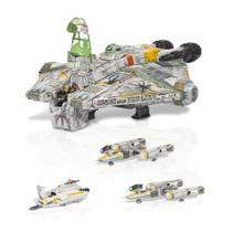 Brinquedo Jazwares STAR WARS Micro Galaxy Squadron Ghost com acc