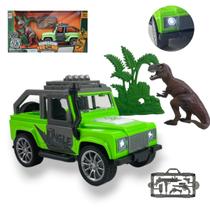 Brinquedo Jeep expedição Jurassic Park Dinossauros Som e Luz