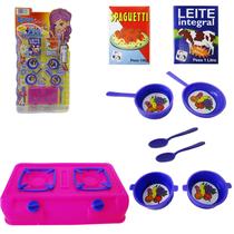 Brinquedo Jessie Collection - Play Kitchen Brincando de Cozinha 9 Peças