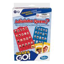 Brinquedo jogo adivinha quem grab go game hasbro portatil f8257