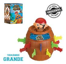 Brinquedo Jogo Barril Pula Pirata Crianca Infantil Diversao - Art Brink