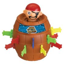 Brinquedo Jogo Barril Pula Pirata Médio