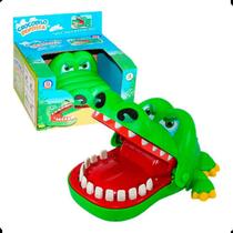 Brinquedo Jogo Crocodilo Jacaré Dentista Acerte Dente-verde