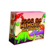 Brinquedo Jogo Da Memória Dinossauros 24 Peças MDF +3 Anos Paper Toy