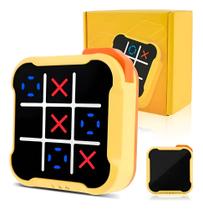 Brinquedo Jogo Da Velha Eletronico Infantil Tic Tac Toe Puzzle Game Recarregavel Usb Kizumba