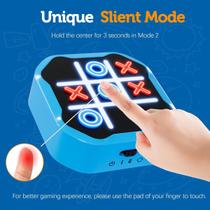 Brinquedo Jogo Da Velha Eletrônico Portátil Tic Tac Toe Puzzle Game Recarregavel Usb Covei Toys Azul Brinquedo Jogo Da Velha Eletrônico Portátil Tic Tac Toe Puzzle Game Recarregavel Usb Covei Toys Azul