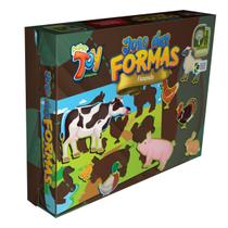 Brinquedo Jogo Das Formas Fazenda Em MDF +3 Anos Paper Toy Brinquedo Jogo Das Formas Fazenda Em MDF +3 Anos Paper Toy