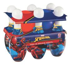 Brinquedo Jogo De Boliche Infantil Homem Aranha Vingadores Marvel Lider 2538 - Líder