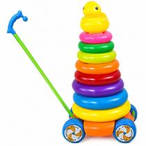 Brinquedo Jogo De Empilhar e Carrinho Aprendizagem Educativo - Castela Brinquedo Jogo De Empilhar e Carrinho Aprendizagem Educativo - Castela