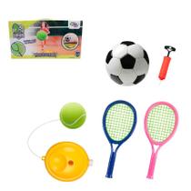 Brinquedo Jogo De Futebol Tenis Quadra Chute E Volta Bola Brinquedo Jogo De Futebol Tenis Quadra Chute E Volta Bola