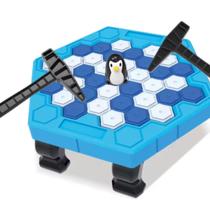 Brinquedo Jogo de Mesa Pinguim Quebra Gelo Tamanho Grande