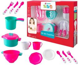 Brinquedo Jogo De Panelinhas Infantil Kit Cozinha Masterchef CALESITA 13 peças