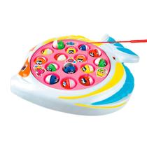 Brinquedo Jogo de Pescar Infantil Rosa - Fenix Brinquedo Jogo de Pescar Infantil Rosa - Fenix
