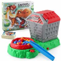 Brinquedo jogo de tabuleiro cuidado com o dinossauro - TOYS